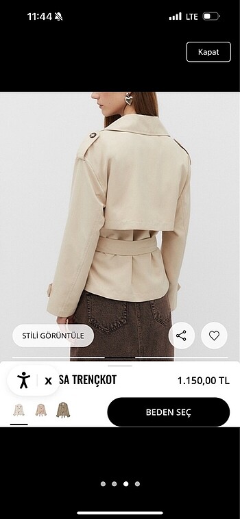 Stradivarius Stradivarius trençkot