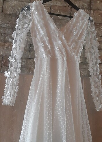 xs Beden beyaz Renk Nikah abiye elbise