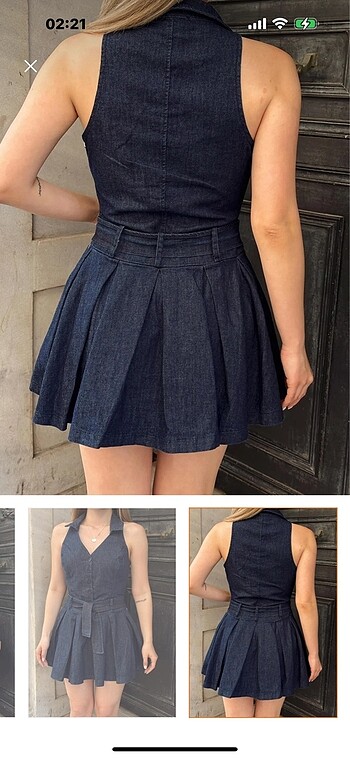 Jeans elbise
