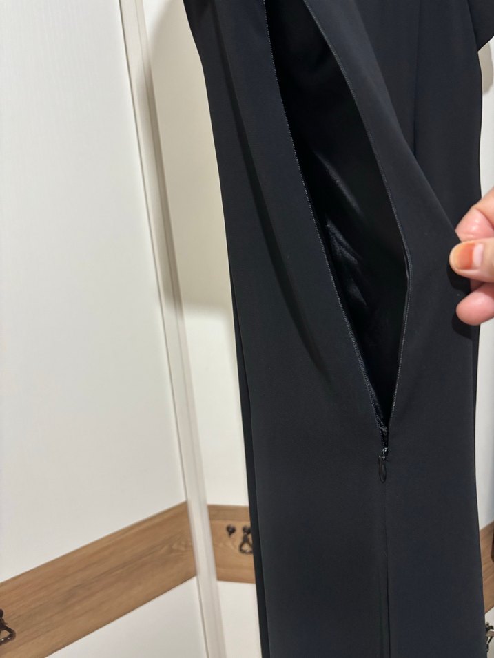 Siyah kısa kol abiye IPEKON50 - Görsel 3