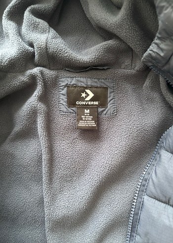 Gri Kapüşonlu Erkek Çocuk Mont - Görsel 6