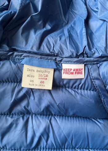 Mavi Zara BabyBoy Erkek Montu - Görsel 2
