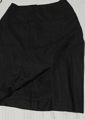 Siyah Midi Kalem Etek - Görsel 5