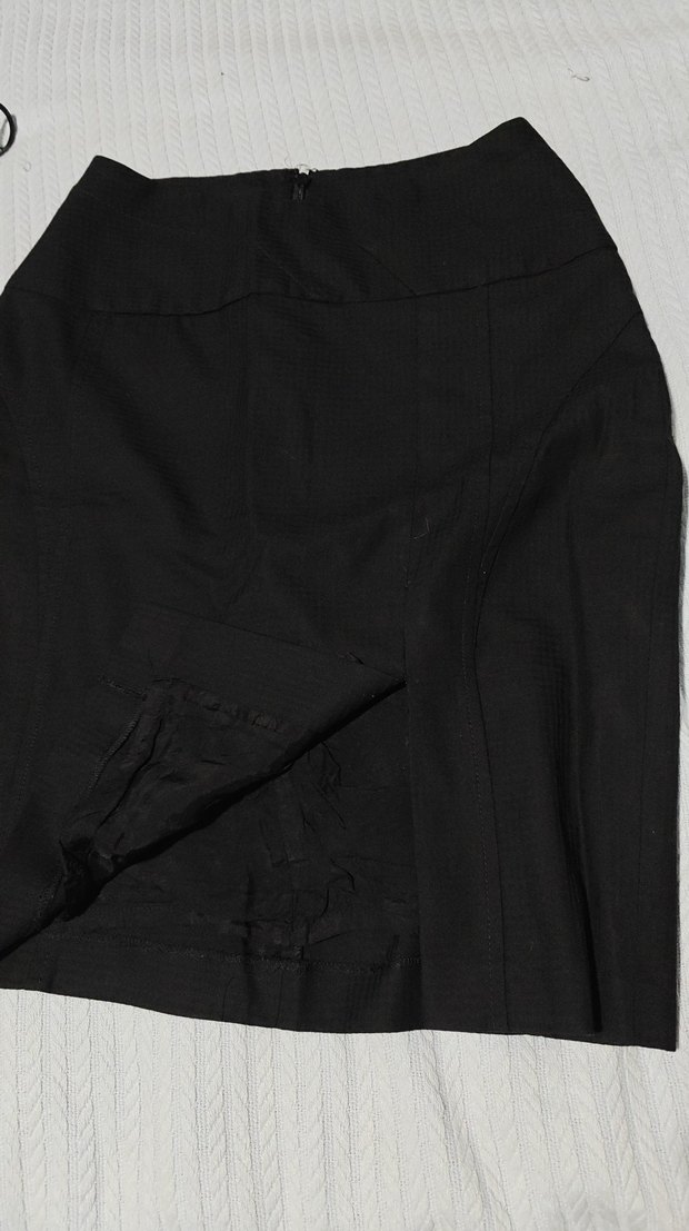 Siyah Midi Kalem Etek - Görsel 5