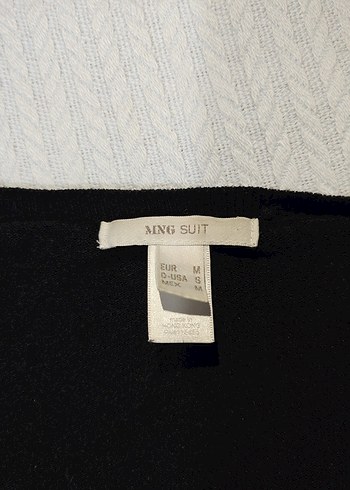 Düğmeli Uzun Kollu Siyah tiriko Kazak - Görsel 2