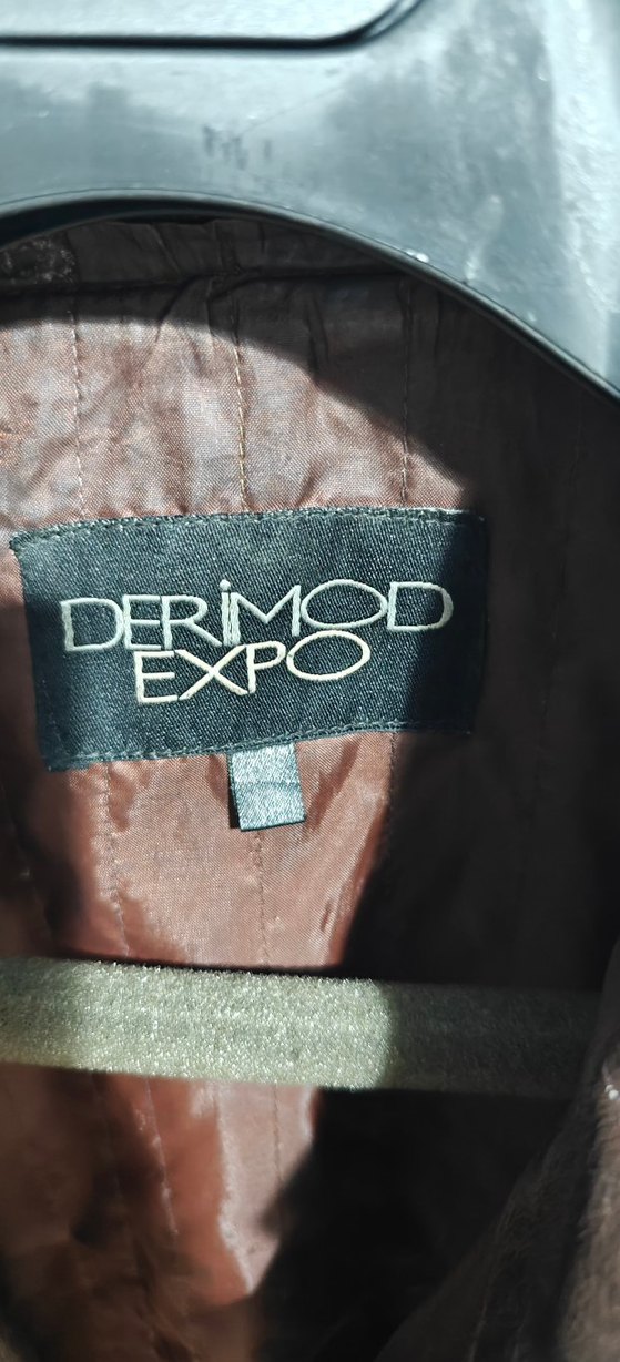 Kahverengi Erkek Deri Biker Ceket - Görsel 3