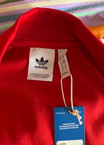 Adidas Kırmızı SST Eşofman Üst Kırmızı - Görsel 5