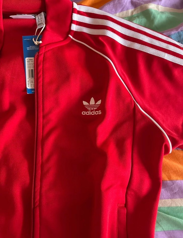 Adidas Kırmızı SST Eşofman Üst Kırmızı - Görsel 4