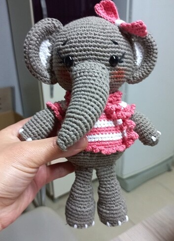 Amigurumi bebek fil