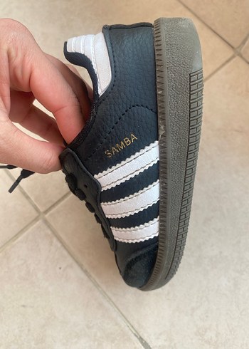 Adidas Unisex Çocuk Siyah adidas samba Spor Ayakkabı