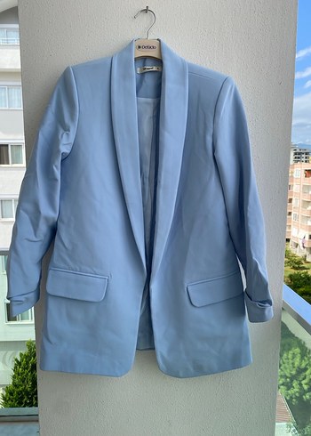 Mavi Mini Kadın Blazer Ceket