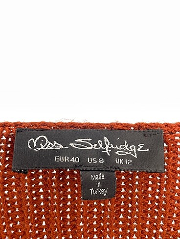 40 Beden kahverengi Renk Miss Selfridge Kazak / Triko %70 İndirimli.
