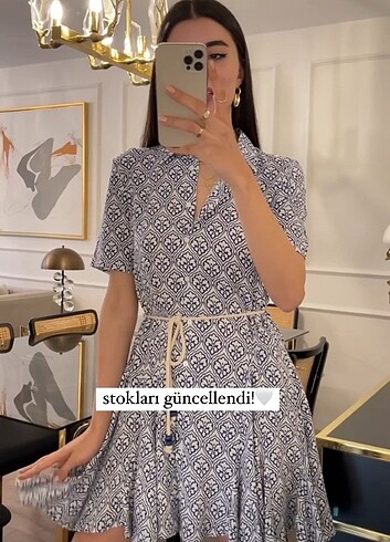 Zara model elbise