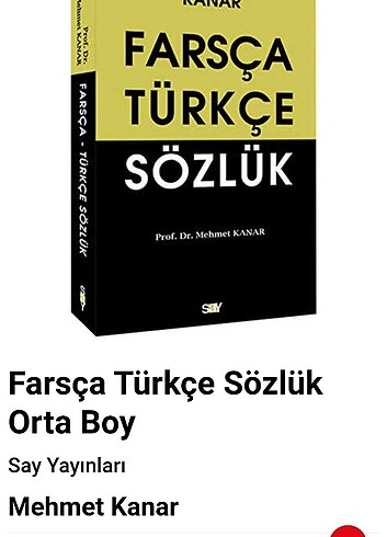 #mehmet #kanar #farsça #türkçe #sözlük - Görsel 3
