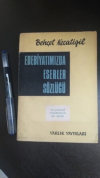 İmzalı Behçet necatigil edebiyatımızda eserler sözlüğü