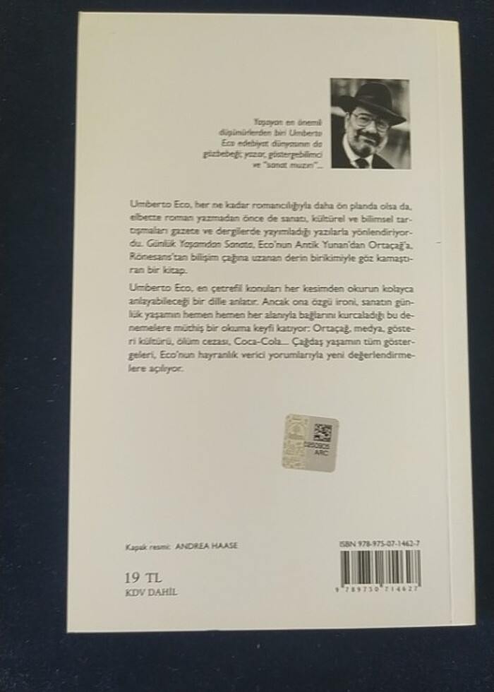 Umberto Eco günlük yaşamdan sanata - Görsel 2