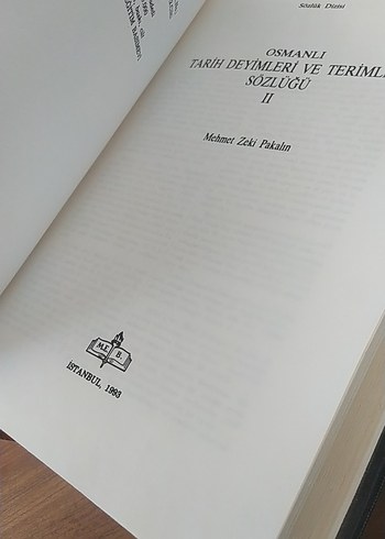 Osmanlı Tarih Deyimleri ve Terimleri Sözlüğü Mehmet Zeki pakalın - Görsel 5