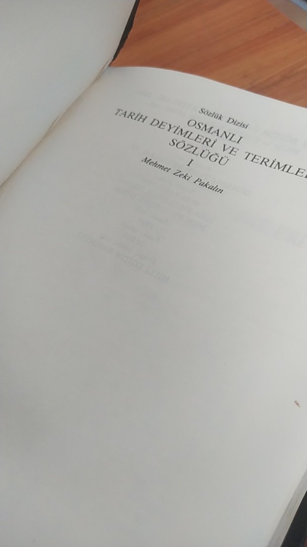 Osmanlı Tarih Deyimleri ve Terimleri Sözlüğü Mehmet Zeki pakalın - Görsel 4