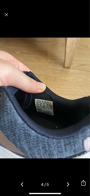 36 Beden lacivert Renk adidas spor ayakkabı