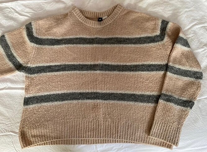 H&M H&M Çizgili Kazak