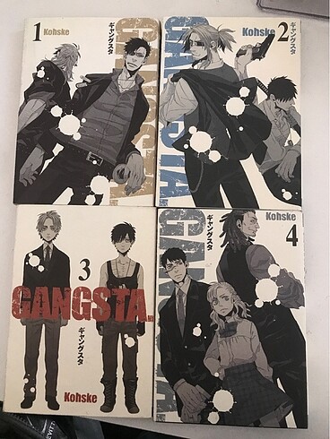 gangsta 1-5 (5. cildin fotoğrafı yok!)