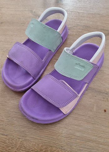 33 Beden Mor ve Pastel Yeşil Kız Çocuk Terliği Vicco