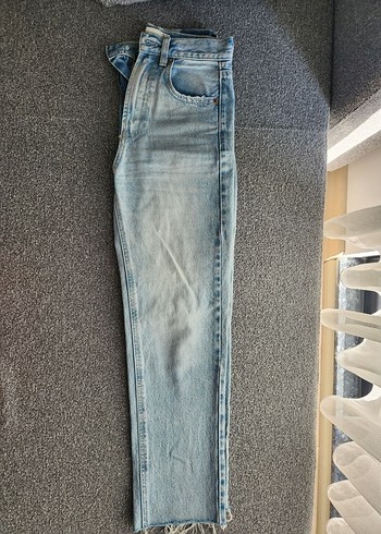 Stradivarius Açık mavi Midi Boy Regular Fit Denim Kadın Jean