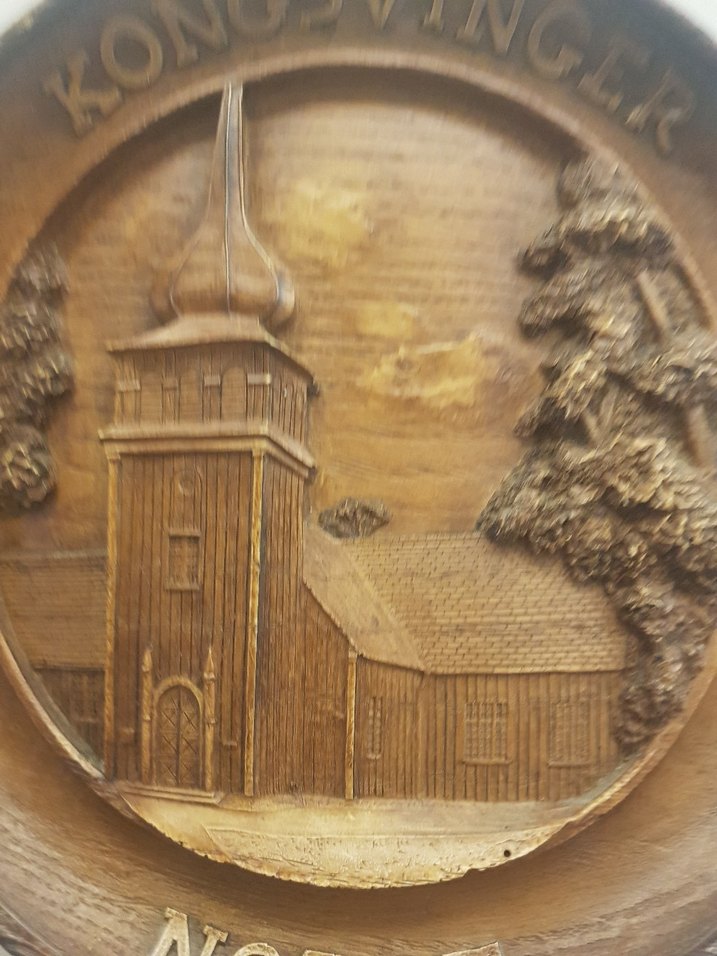 Ahsap duvar tabağı    el oyma - Görsel 3