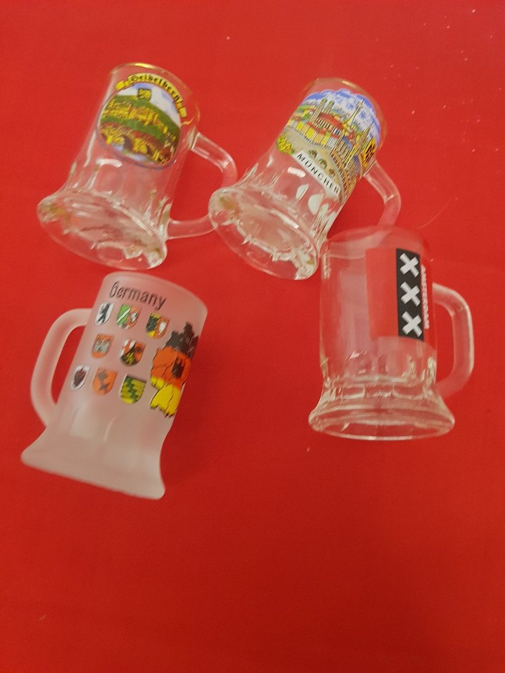 Renkli Alman Temalı Mini Bira Bardakları - Görsel 2