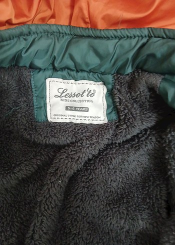 Koyu Yeşil Erkek Çocuk Kapüşonlu Mont - Görsel 4