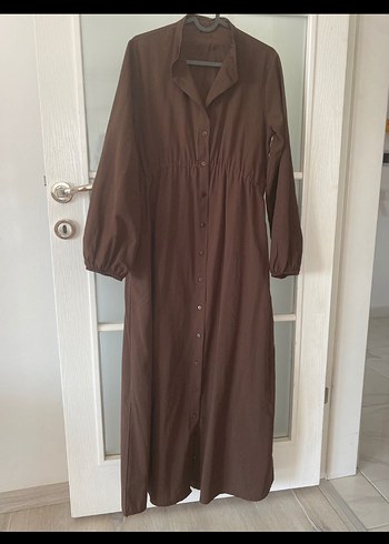Suud Collection Kahverengi Kadın elbise