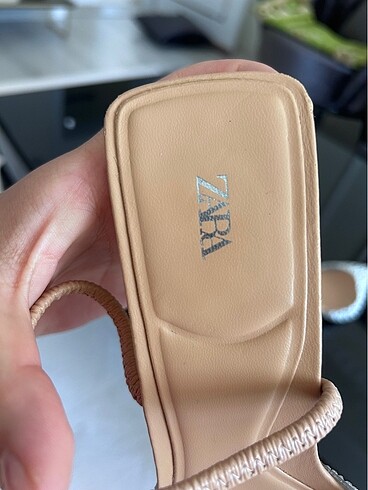 40 Beden beyaz Renk Zara Topuklu Ayakkabı
