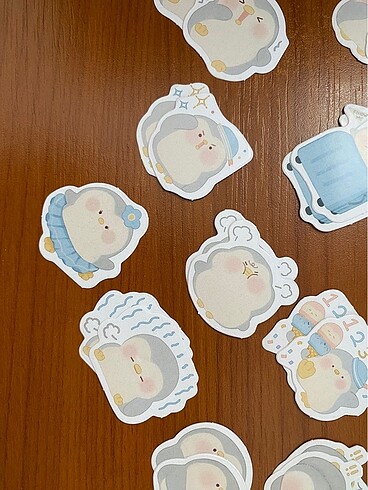 Beden Penguen Sticker Seti