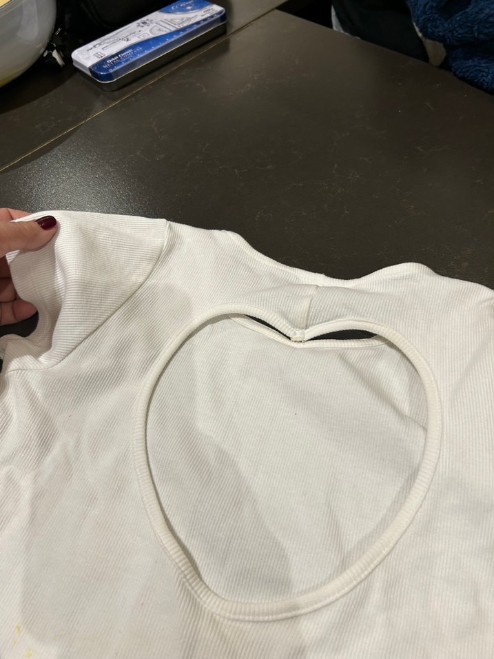 Kız Çocuk Beyaz Kısa Kollu Pamuklu Tişört - Görsel 5