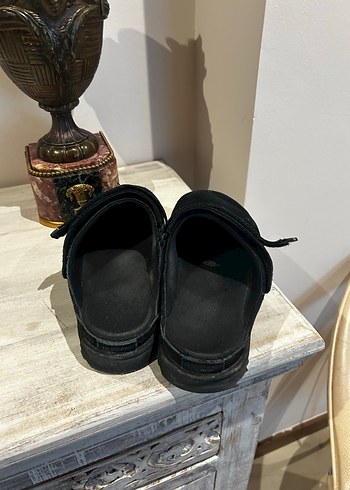 Siyah Platform Topuklu Kadın Terlik - Görsel 3