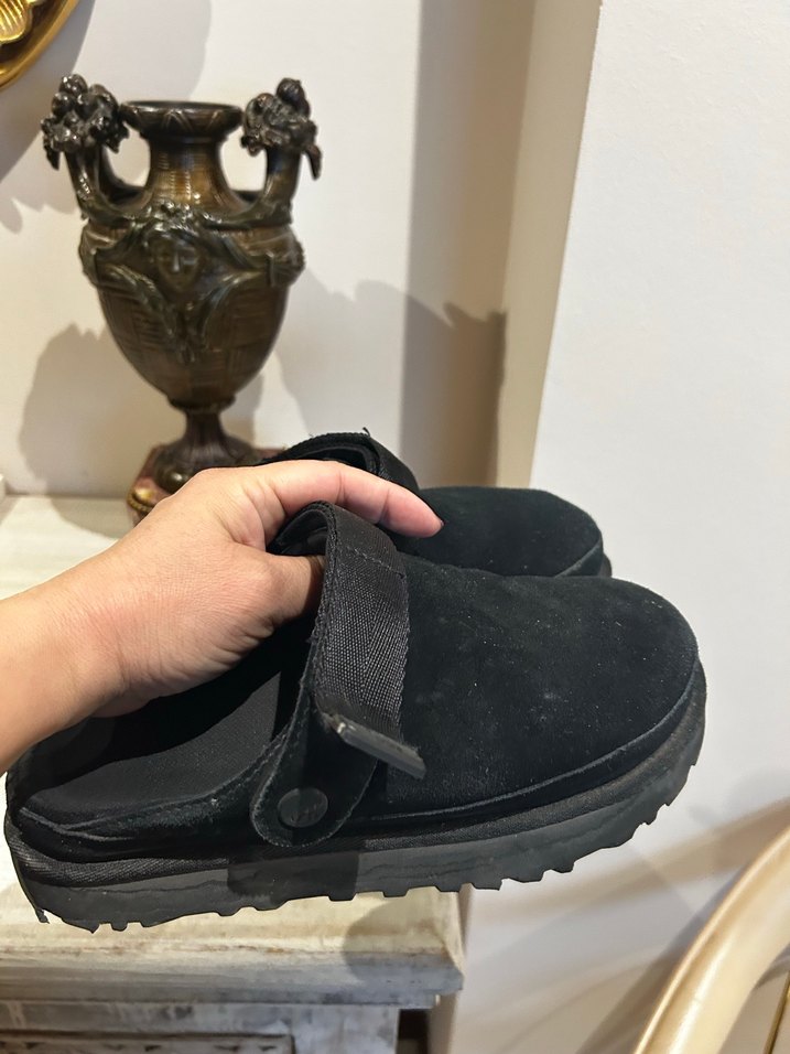 Siyah Platform Topuklu Kadın Terlik - Görsel 4