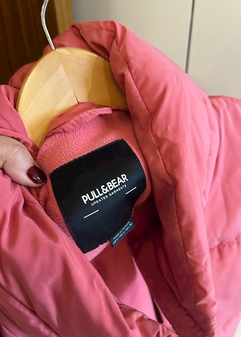 Pembe  Kısa Kadın Mont - Görsel 7