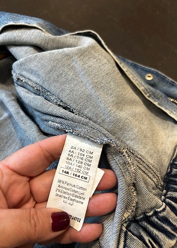 Düğmeli Denim Ceket - Görsel 6