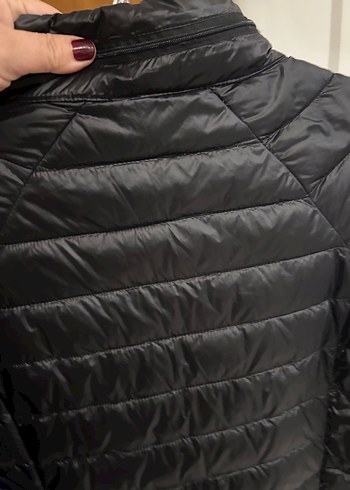 Kadın Siyah Fermuarlı Kış Montu - Görsel 5