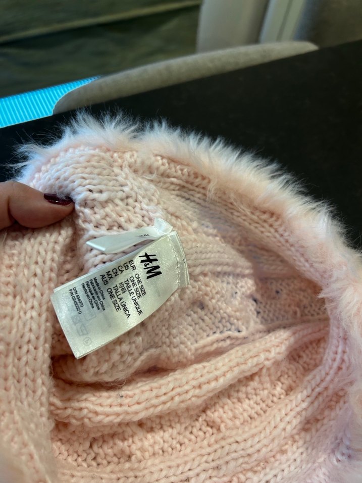 Bej Örgü Kadın Atkı Peluş Detaylı - Görsel 4