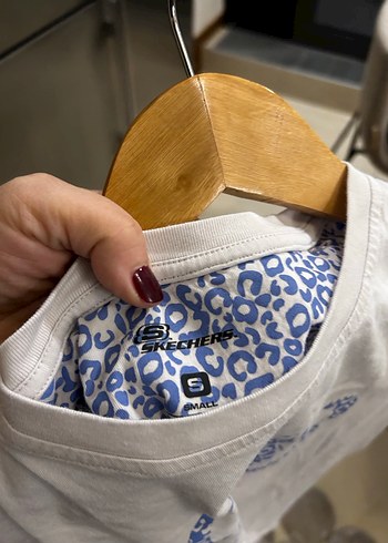 Kadın Beyaz Baskılı Pamuklu Tişört - Görsel 6