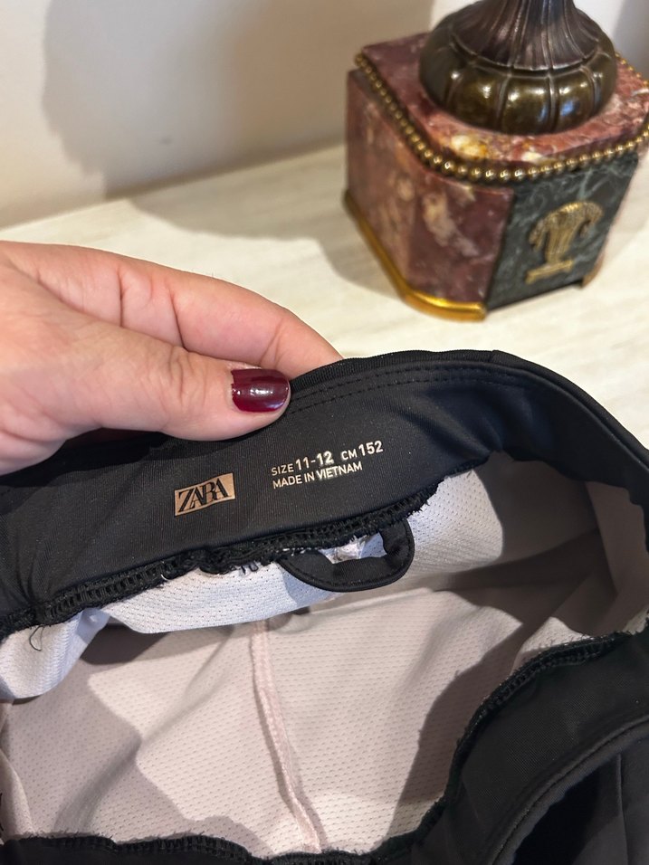 Siyah Mini Saten Etek Kemerli - Görsel 5