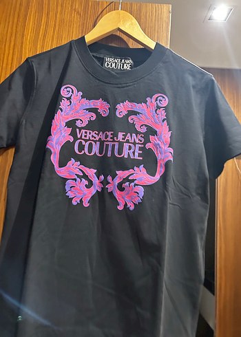 Versace Jeans Couture Siyah Baskılı Tişört - Görsel 3
