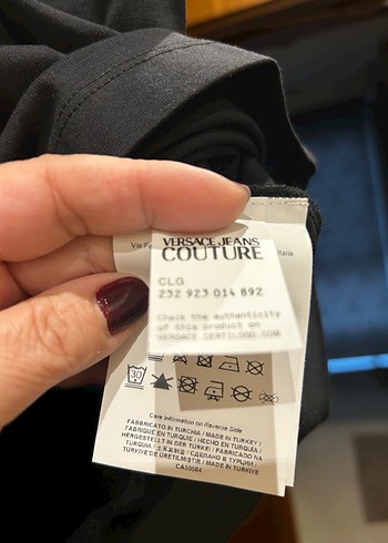 Versace Jeans Couture Siyah Baskılı Tişört - Görsel 5