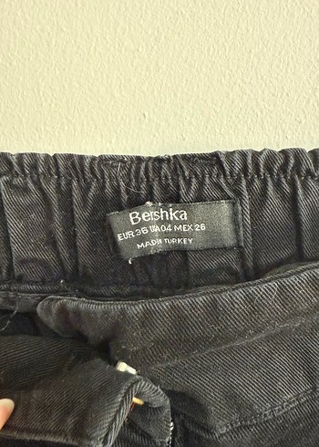 Bershka Kadın Siyah Pantolon - Görsel 4