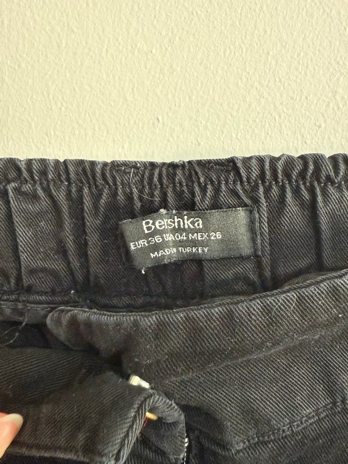 Bershka Kadın Siyah Pantolon - Görsel 4