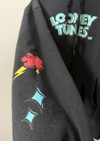 Bugs Bunny Kapüşonlu Baskılı Sweatshirt - Görsel 3