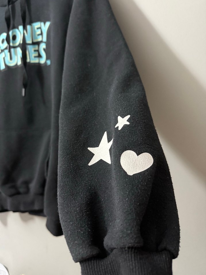 Bugs Bunny Kapüşonlu Baskılı Sweatshirt - Görsel 4