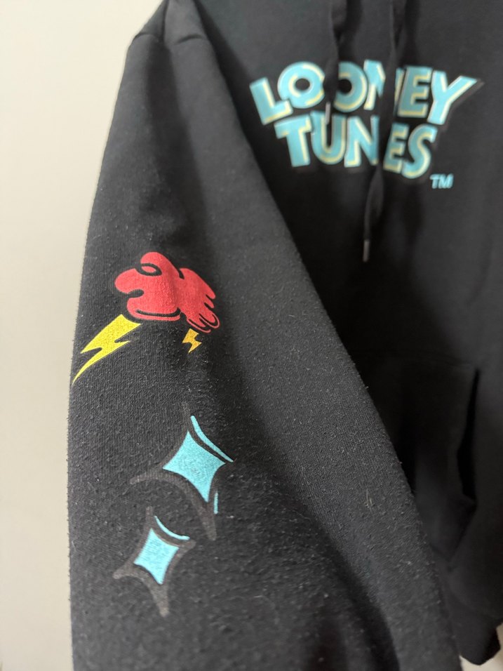 Bugs Bunny Kapüşonlu Baskılı Sweatshirt - Görsel 3