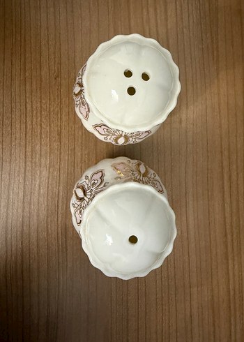 Lucca Beyaz Tuzluk ve Biberlik Seti - Görsel 4